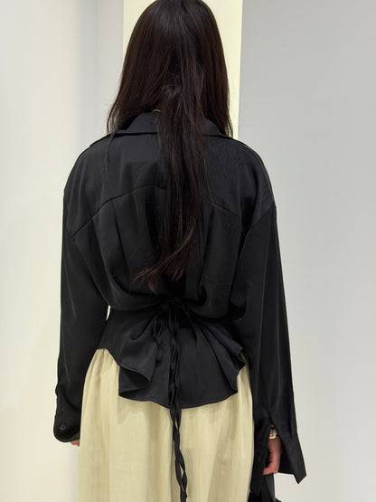 Luxe Tie-Back Shirt