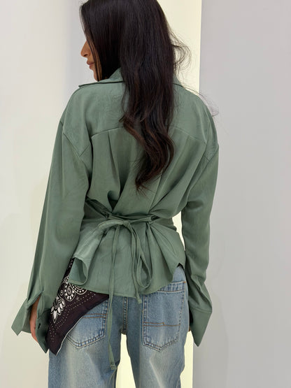 Luxe Tie-Back Shirt