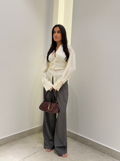 Luxe Tie-Back Shirt