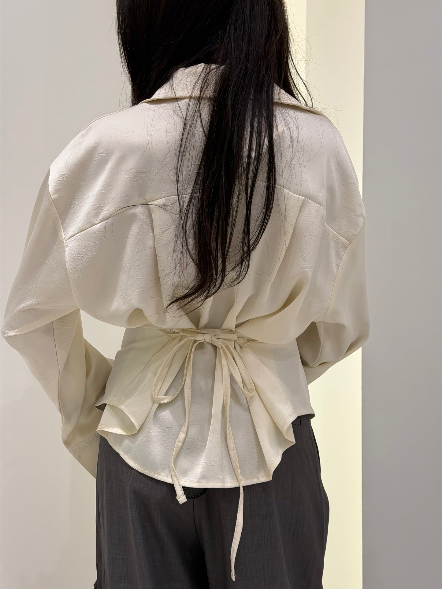 Luxe Tie-Back Shirt