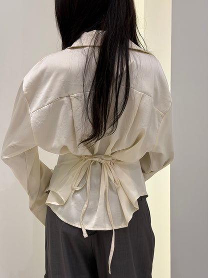 Luxe Tie-Back Shirt