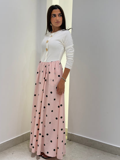 Polka Maxi Dress