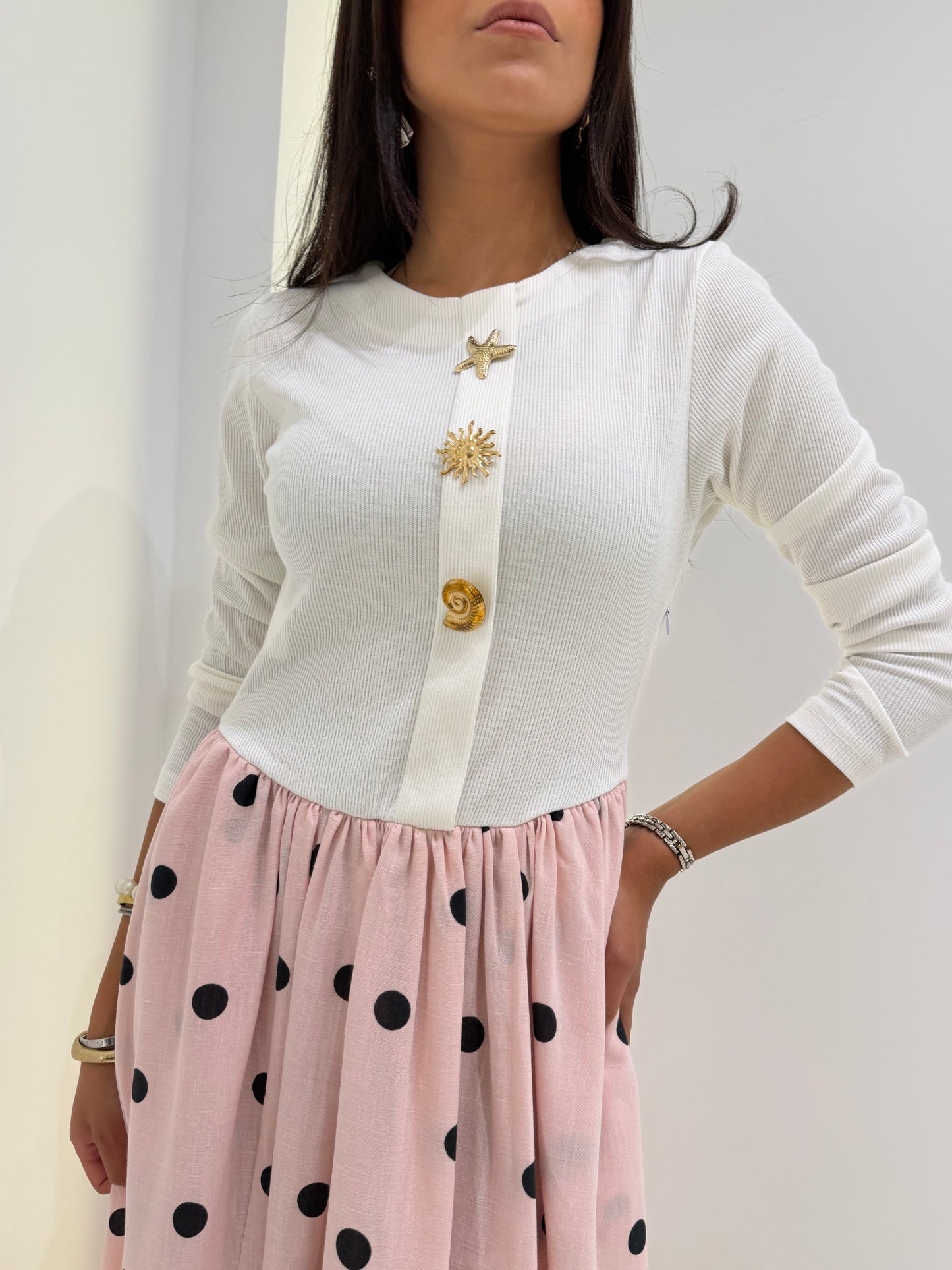 Polka Maxi Dress