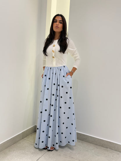 Polka Maxi Dress