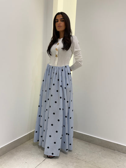 Polka Maxi Dress