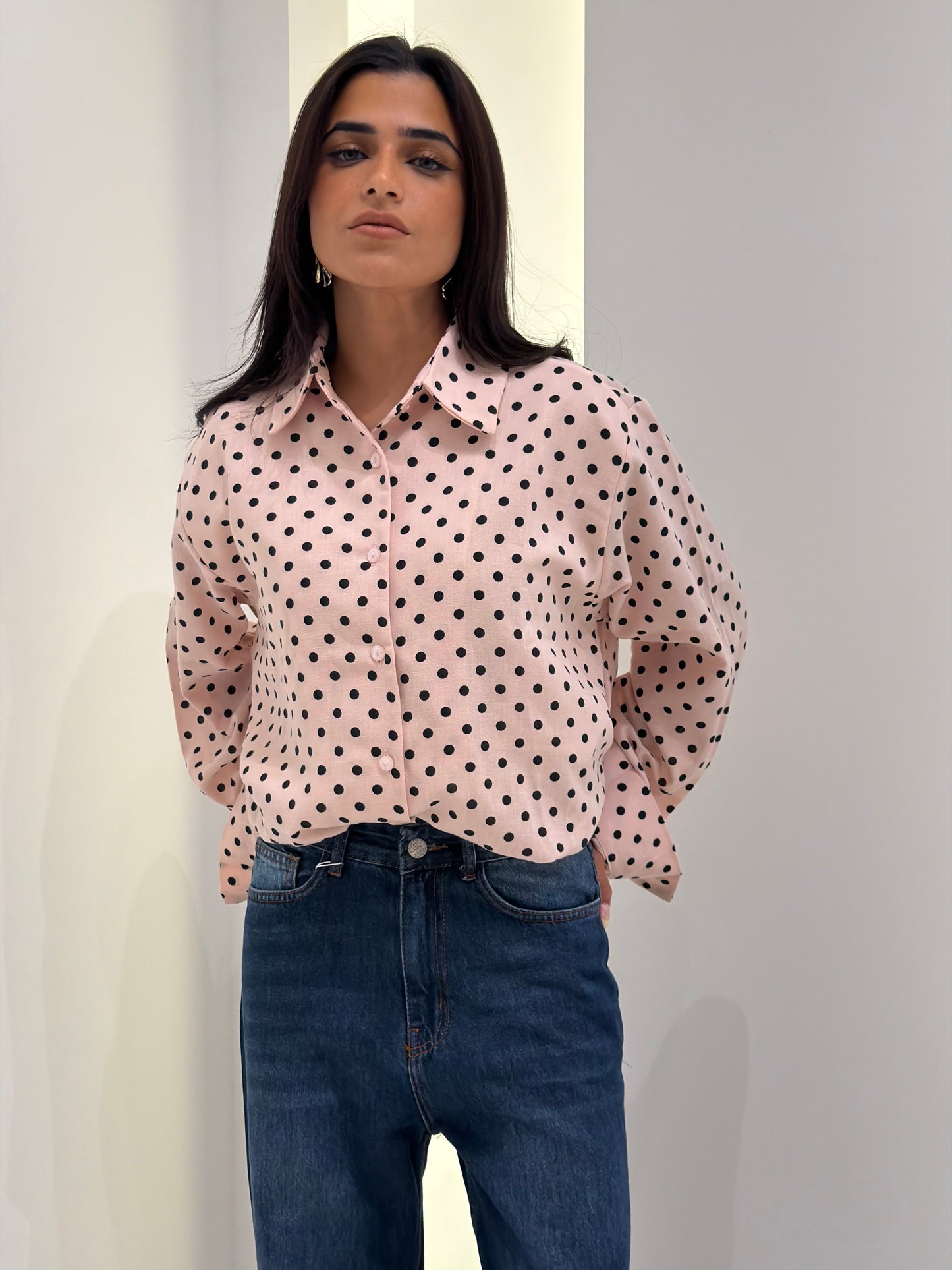 Monochrome Dot Shirt