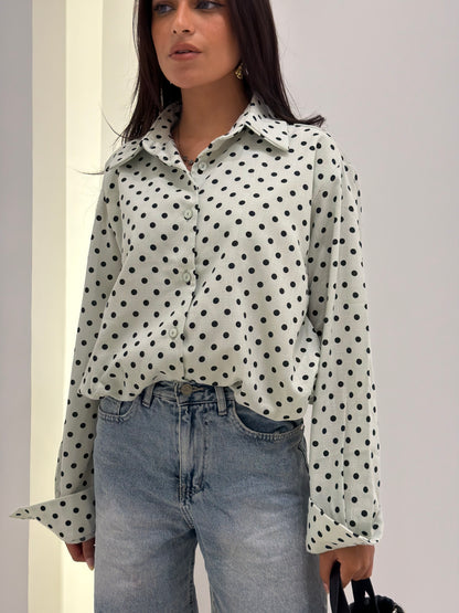 Monochrome Dot Shirt