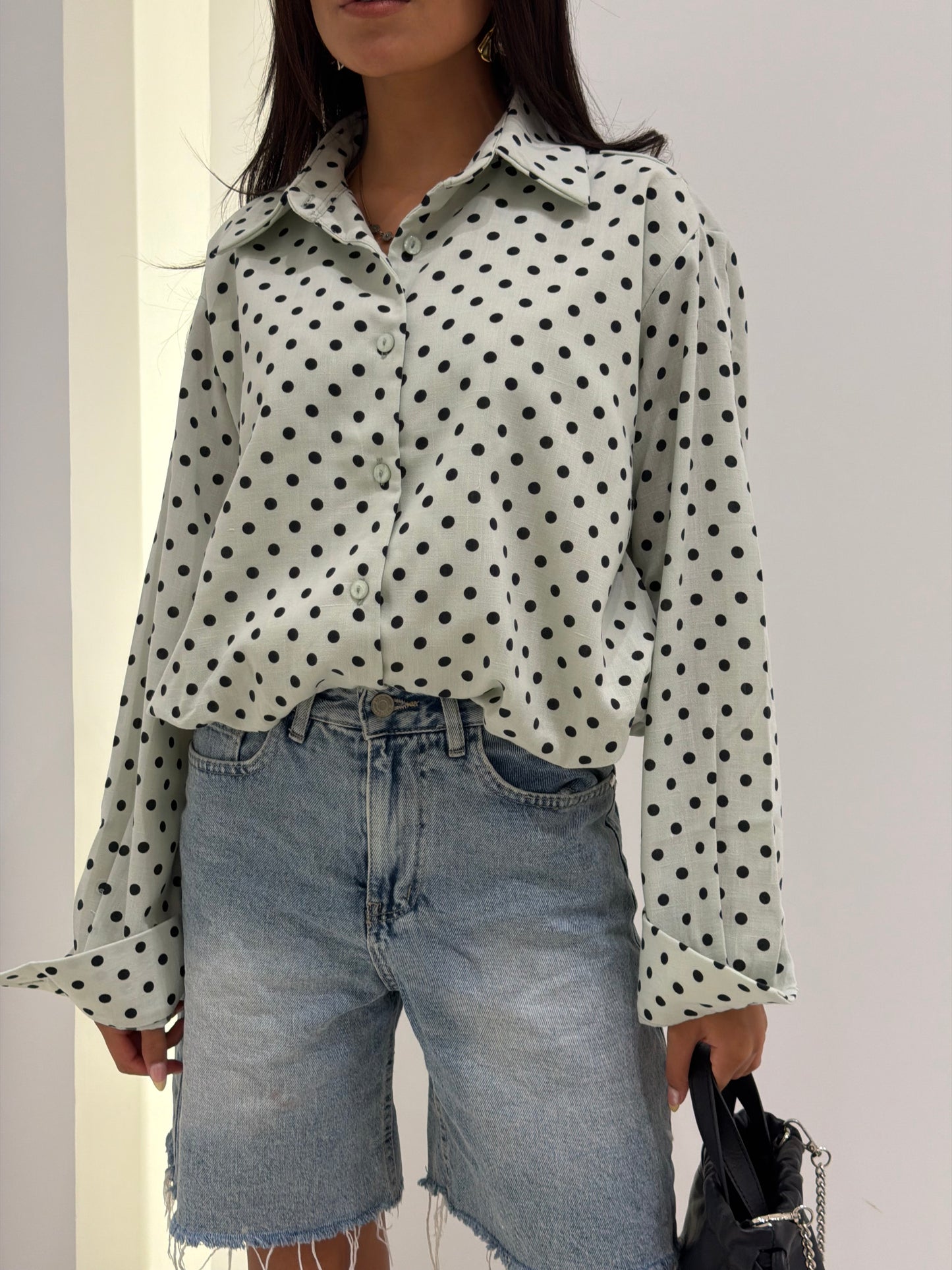 Monochrome Dot Shirt