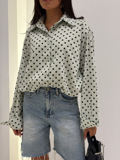 Monochrome Dot Shirt