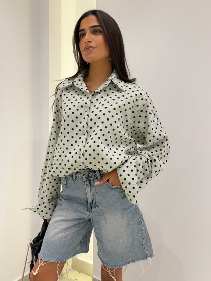 Monochrome Dot Shirt