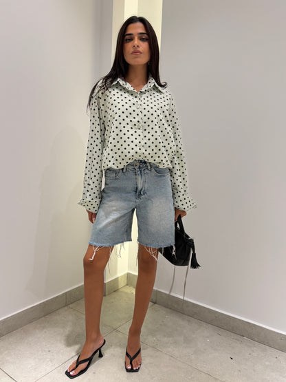 Monochrome Dot Shirt