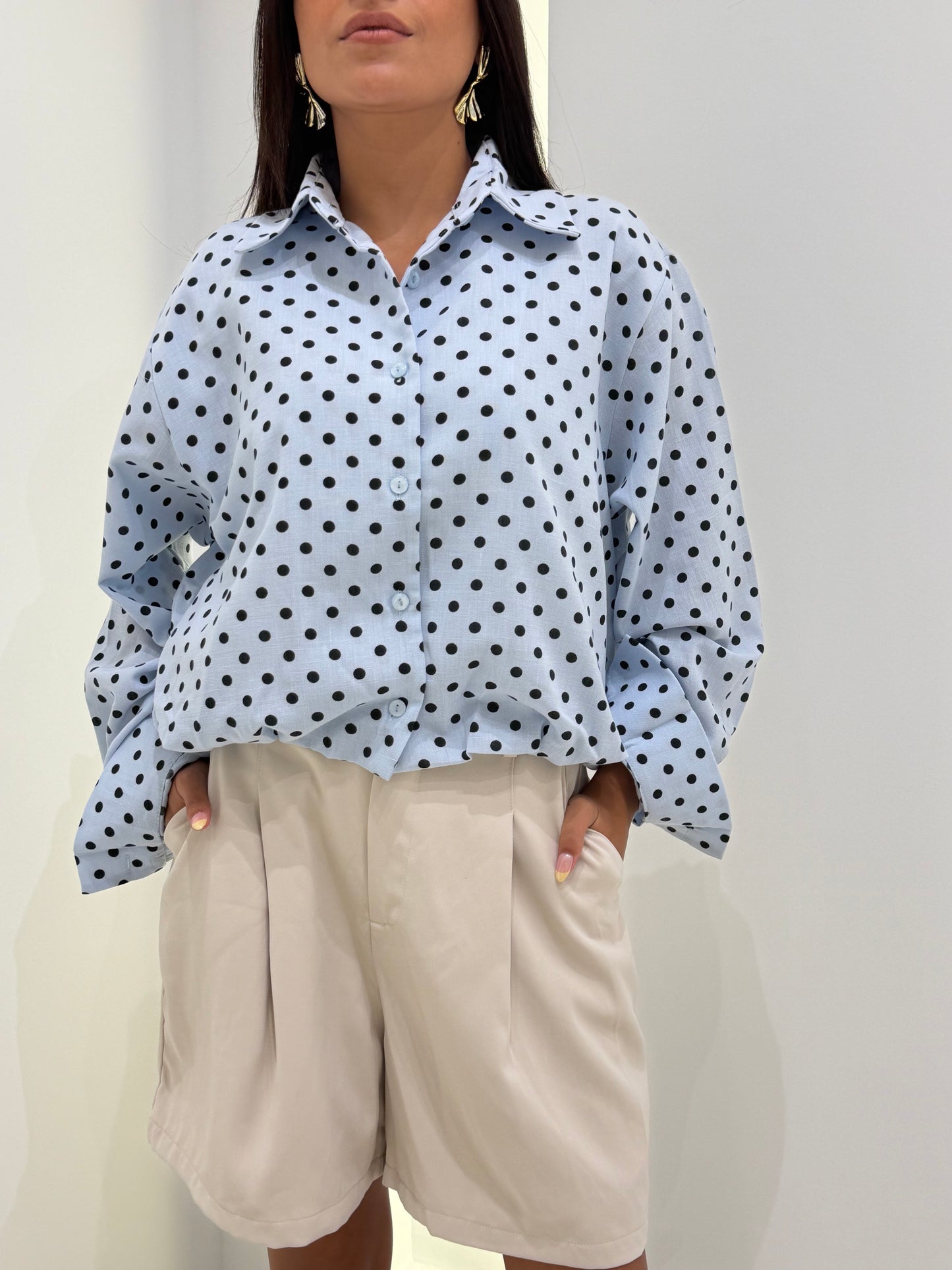 Monochrome Dot Shirt