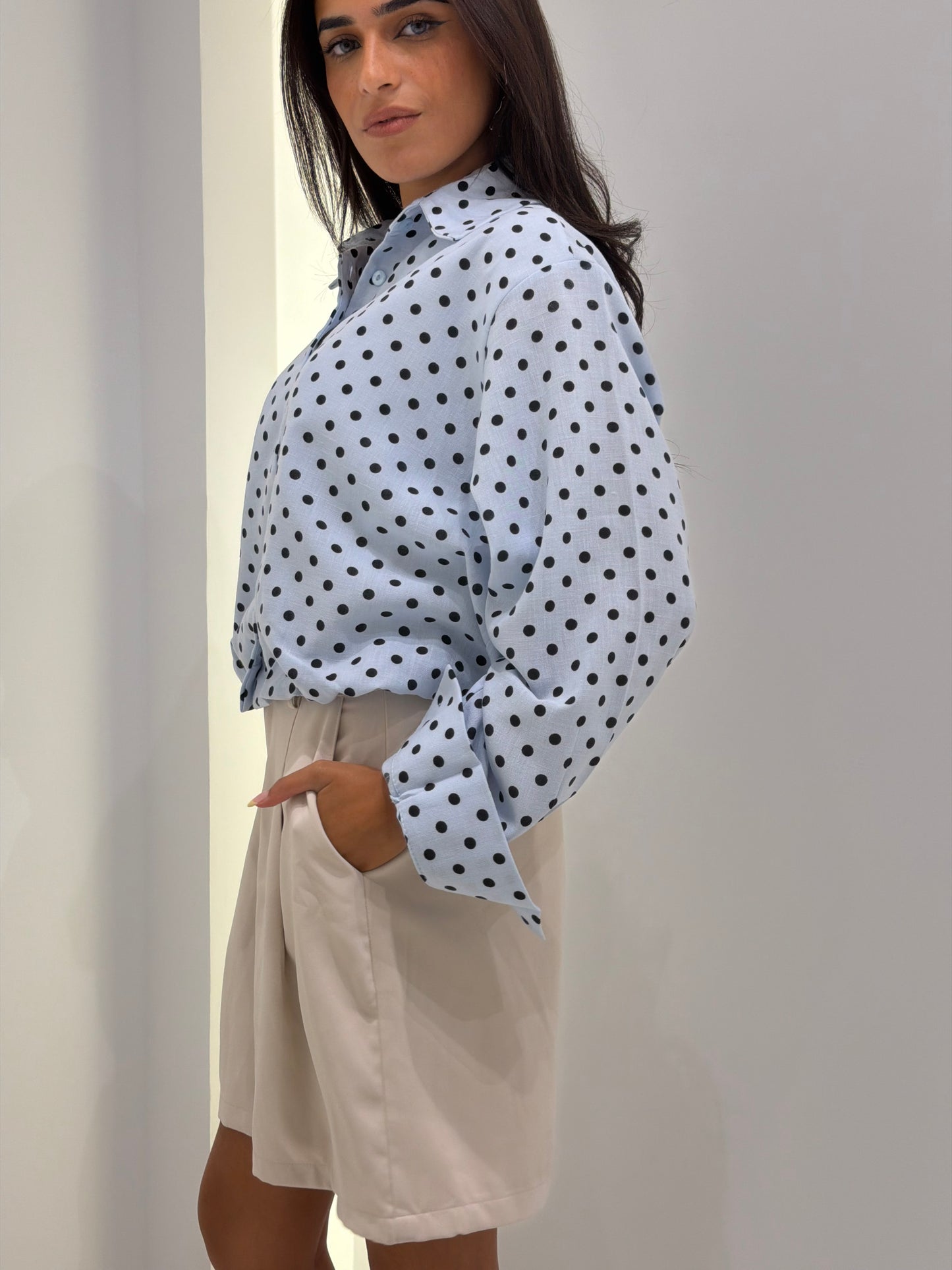 Monochrome Dot Shirt