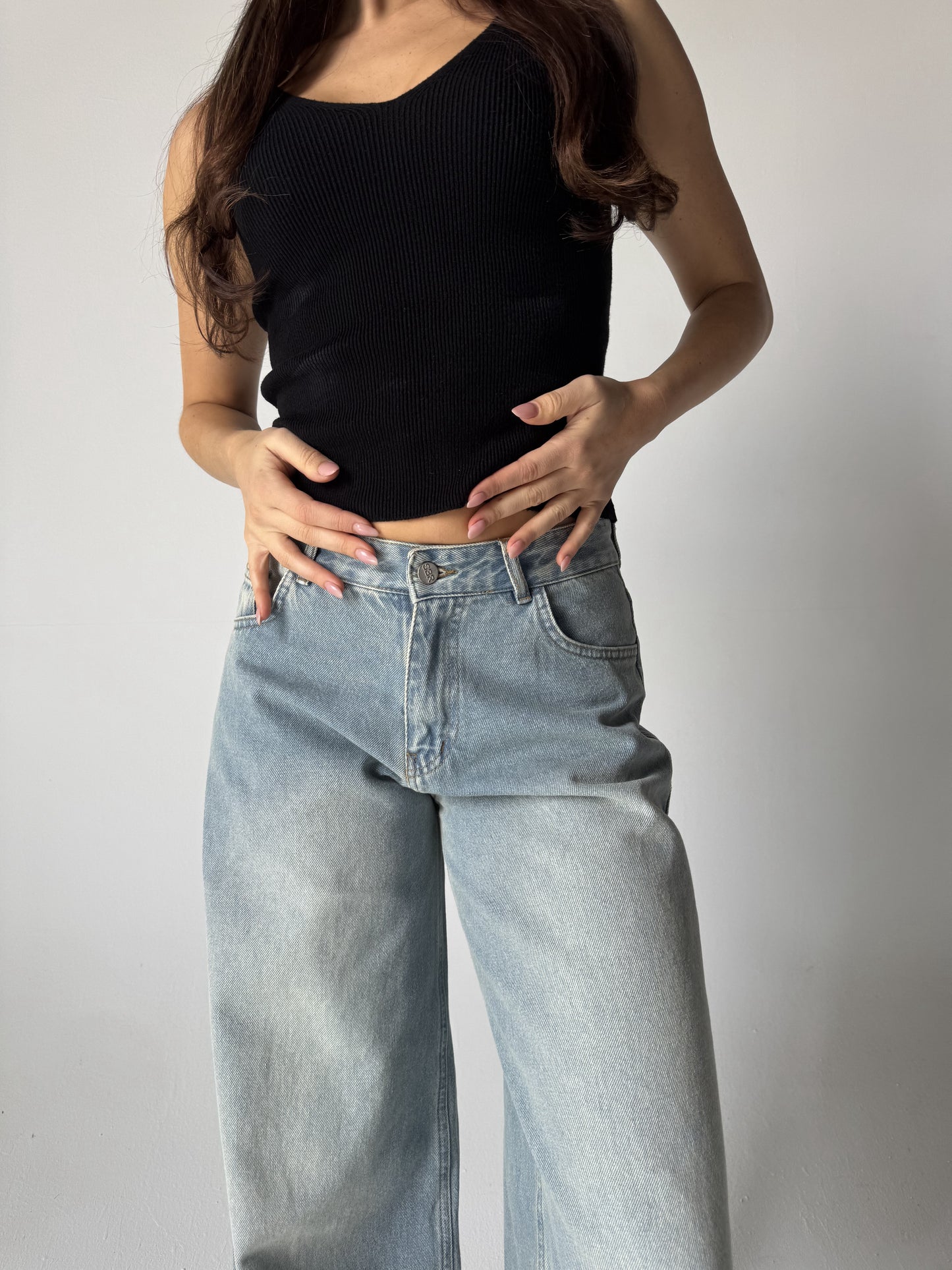 Relaxed Fit Denim Pants