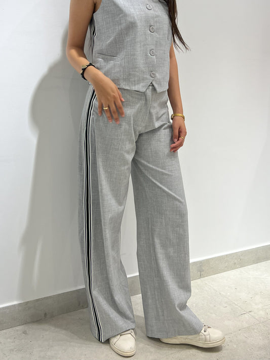 Modern Classic Side-Stripe Pants