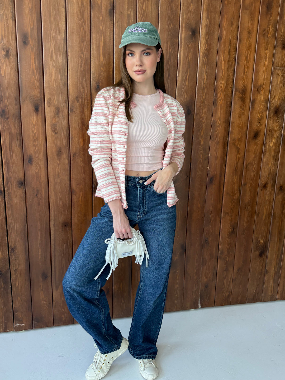 Striped Knit Cardigan
