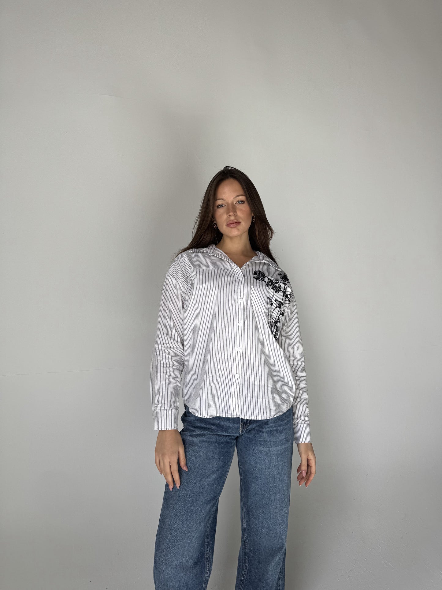 Printed Stripe Shirt