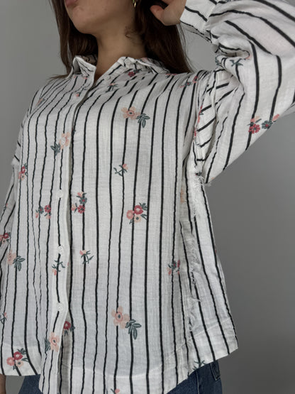Floral Stripe Shirt