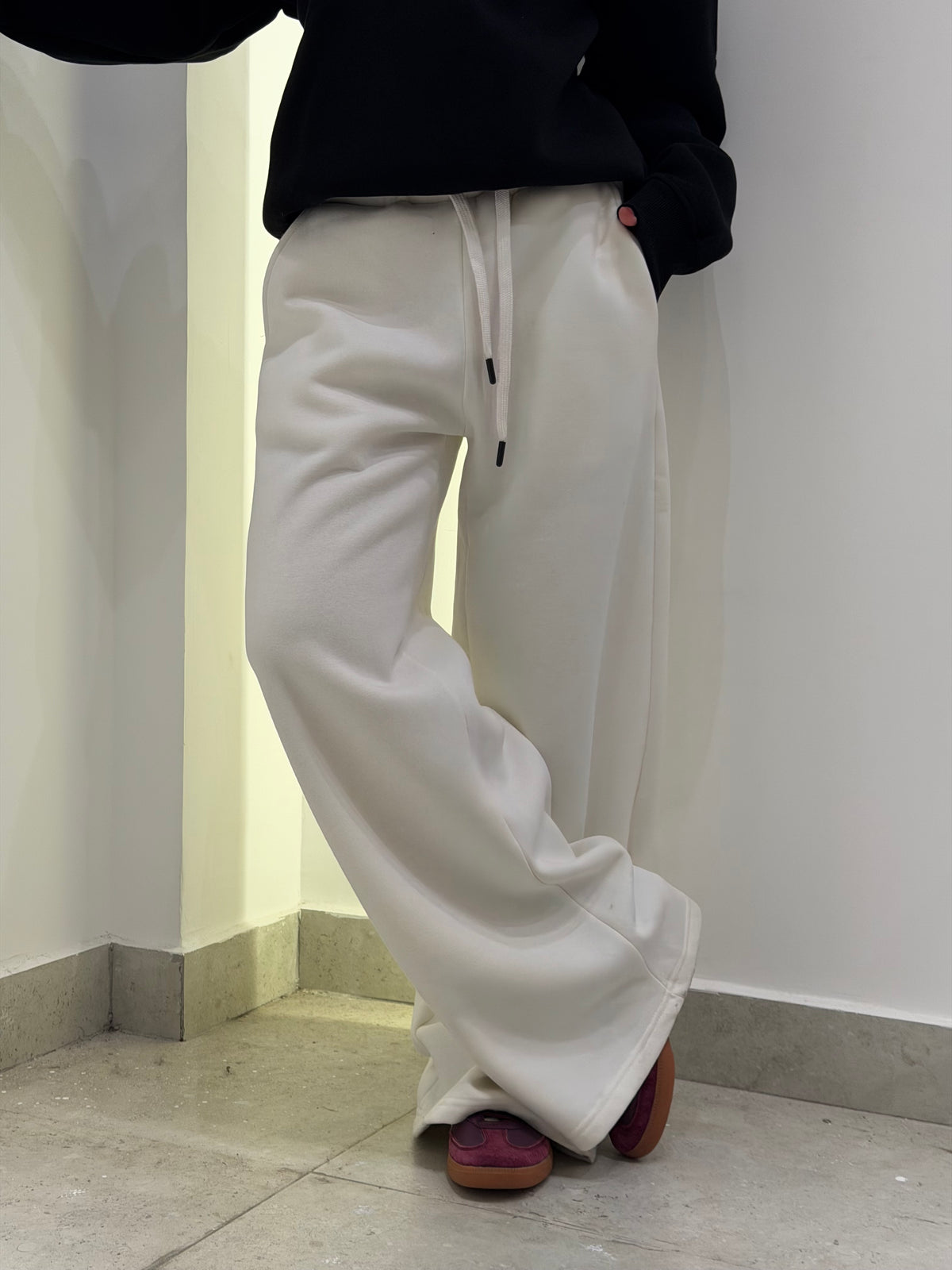 CozyCore Wide-Leg Sweatpants