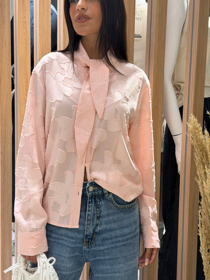 Textured Oversized Shirt
