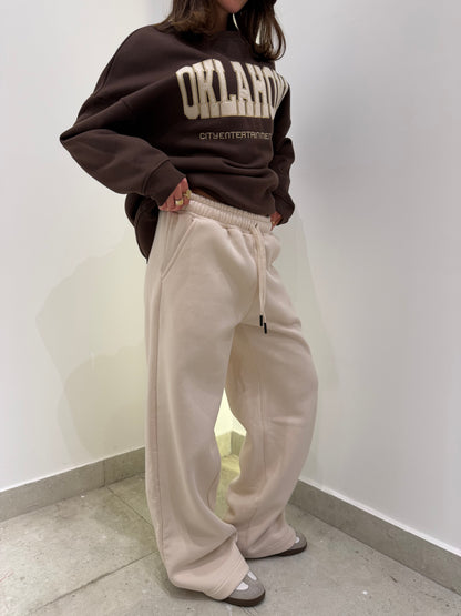 CozyCore Wide-Leg Sweatpants