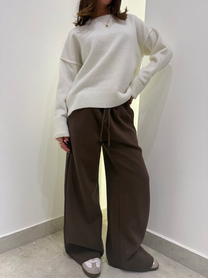 CozyCore Wide-Leg Sweatpants