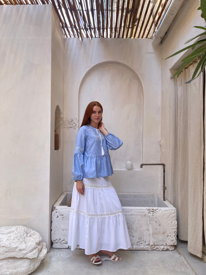 White Haven Maxi Skirt