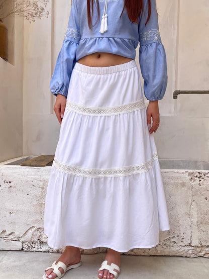 White Haven Maxi Skirt