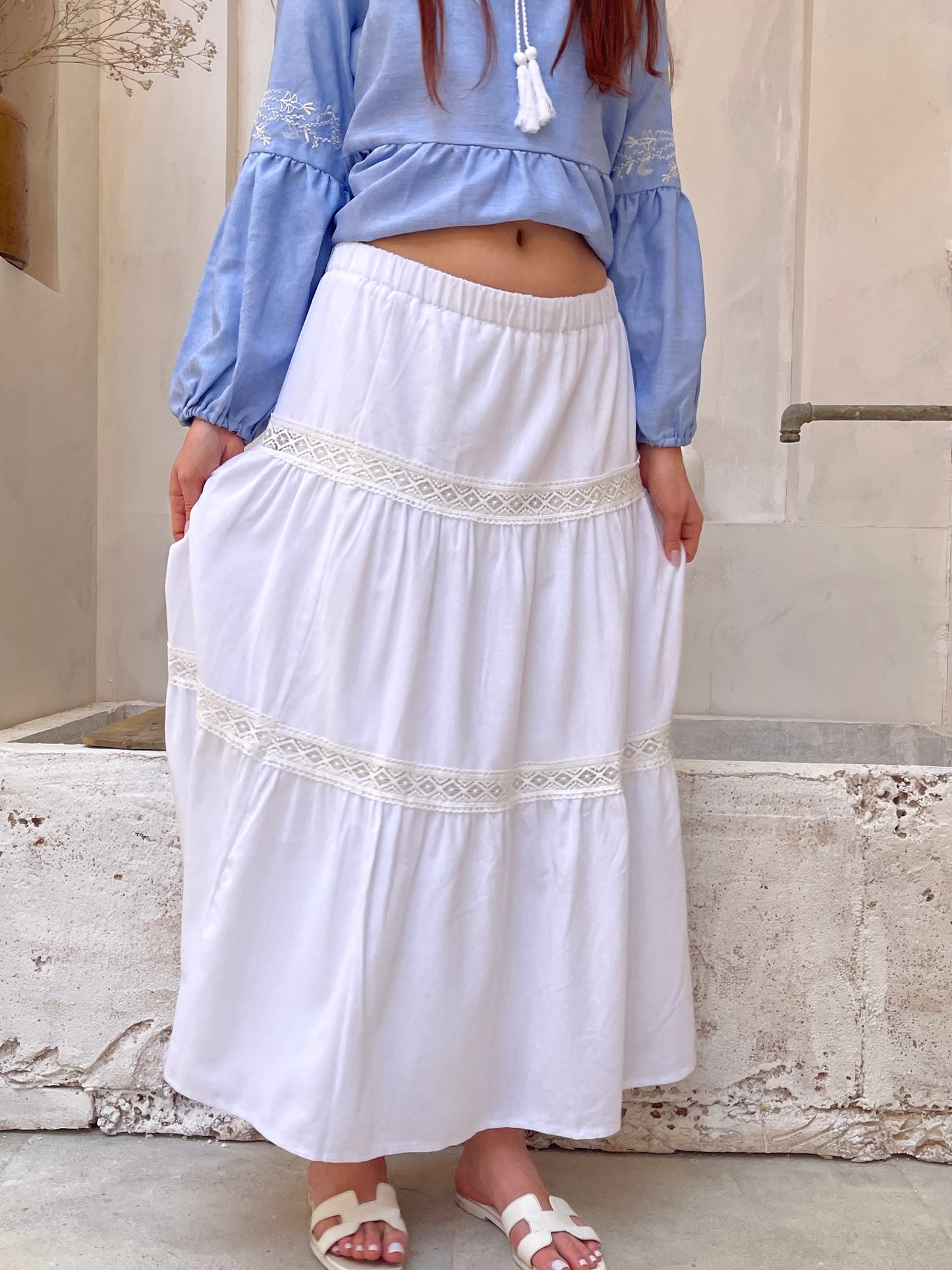 White Haven Maxi Skirt