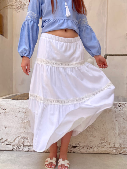 White Haven Maxi Skirt