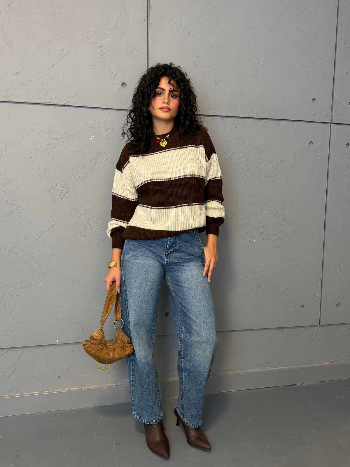 Relaxed Straight-Leg Denim Jeans