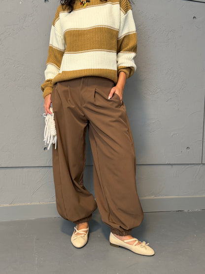 Balloon Fit Formal Pants