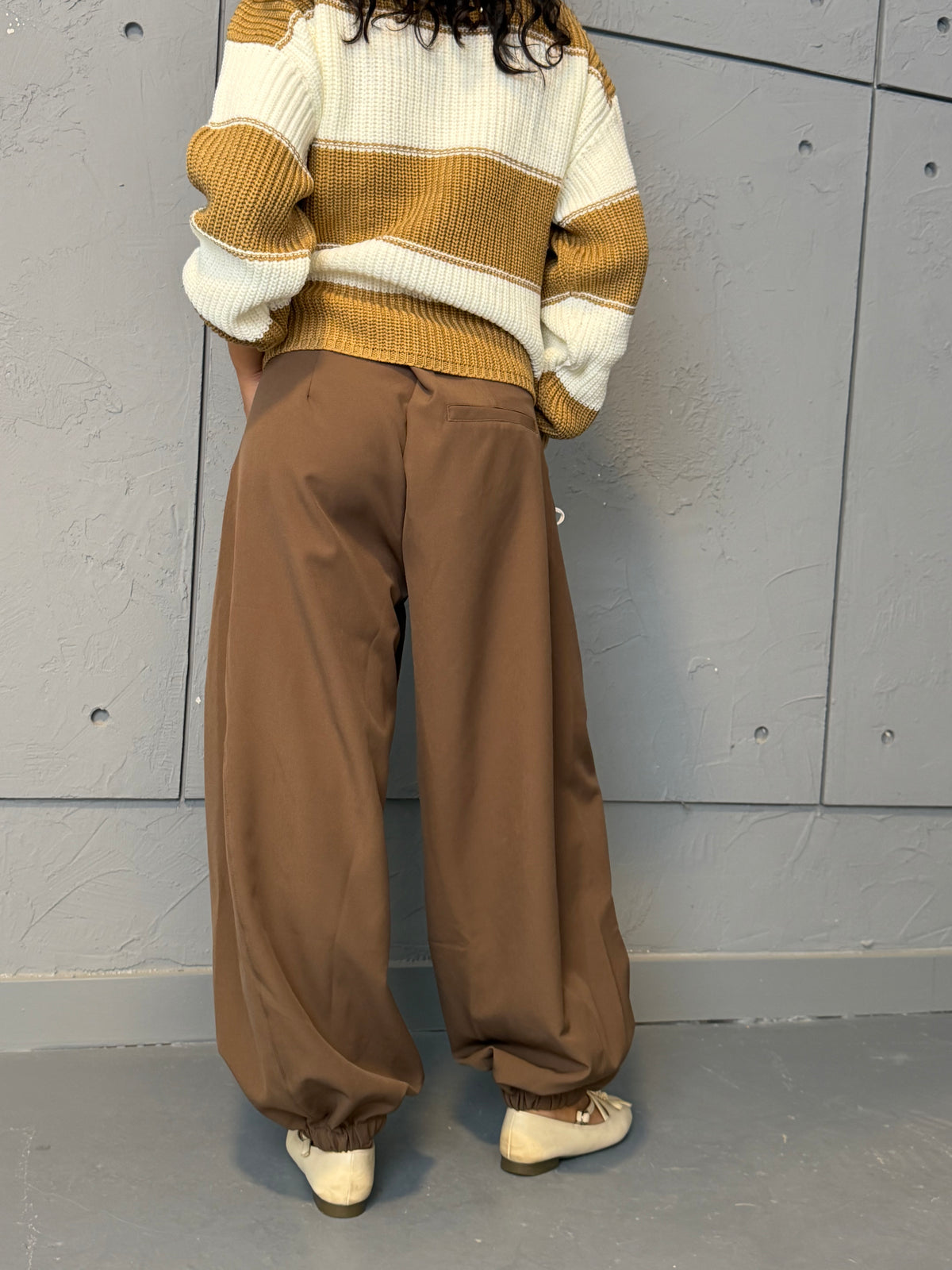 Balloon Fit Formal Pants