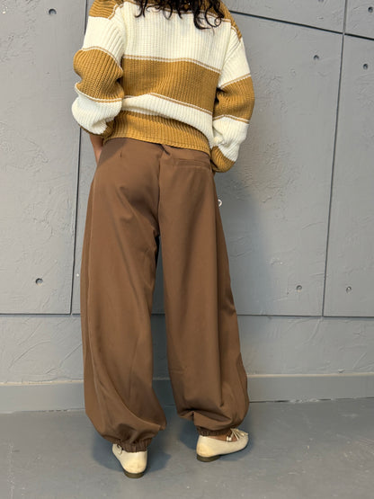 Balloon Fit Formal Pants