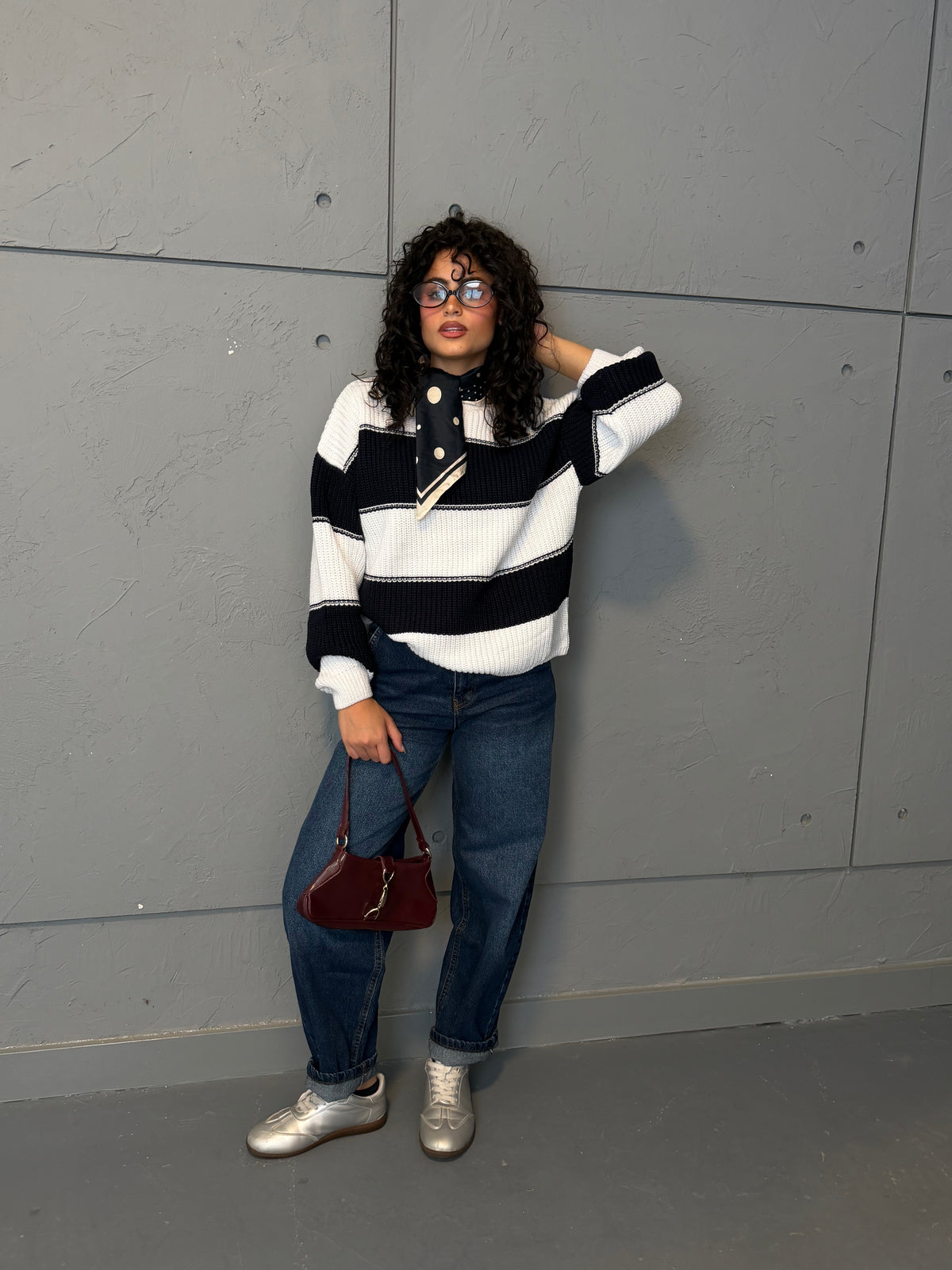 Relaxed Straight-Leg Denim Jeans