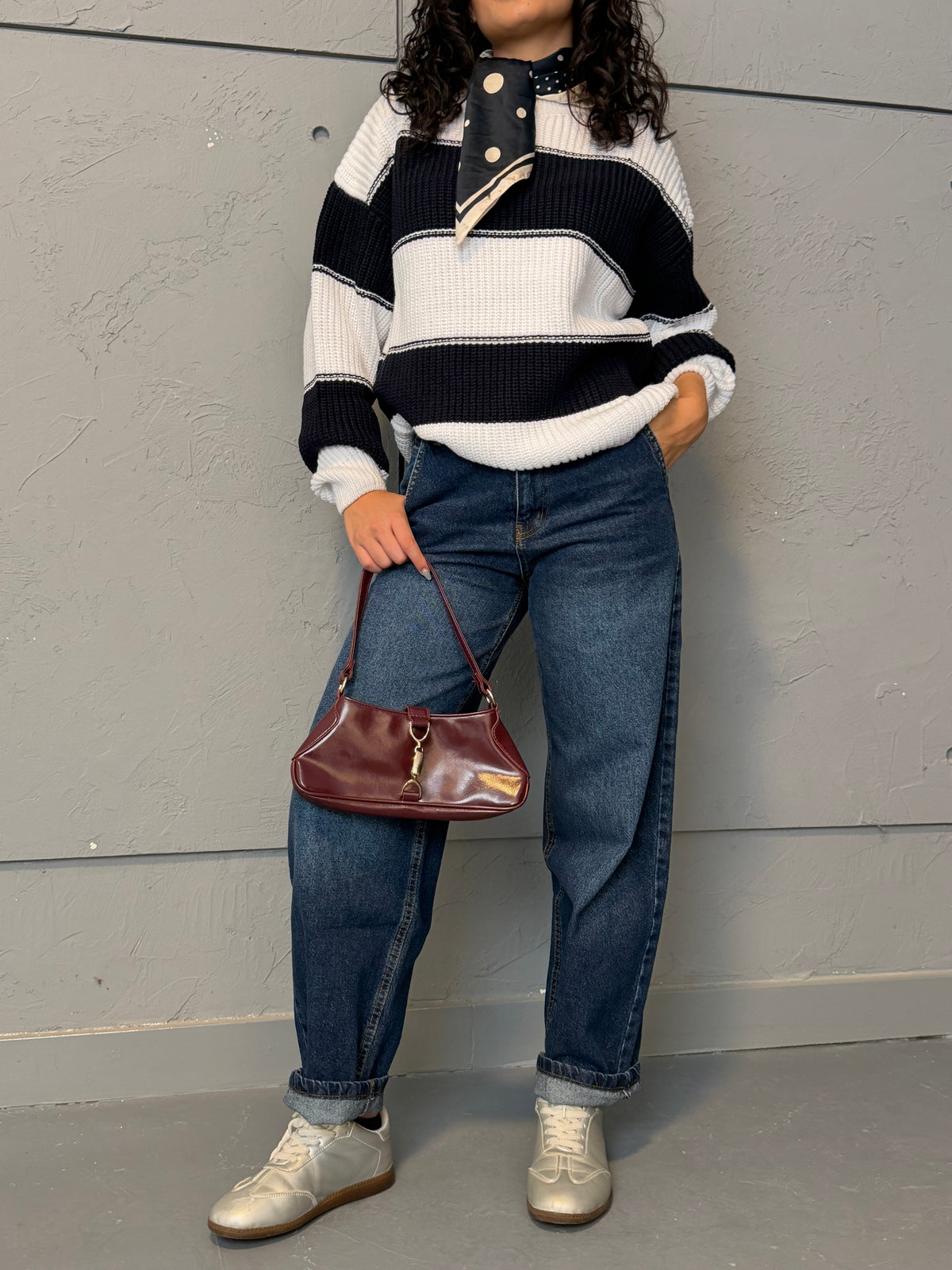 Relaxed Straight-Leg Denim Jeans