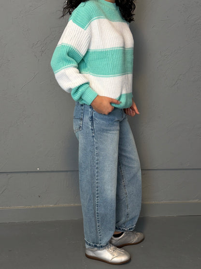 Relaxed Straight-Leg Denim Jeans