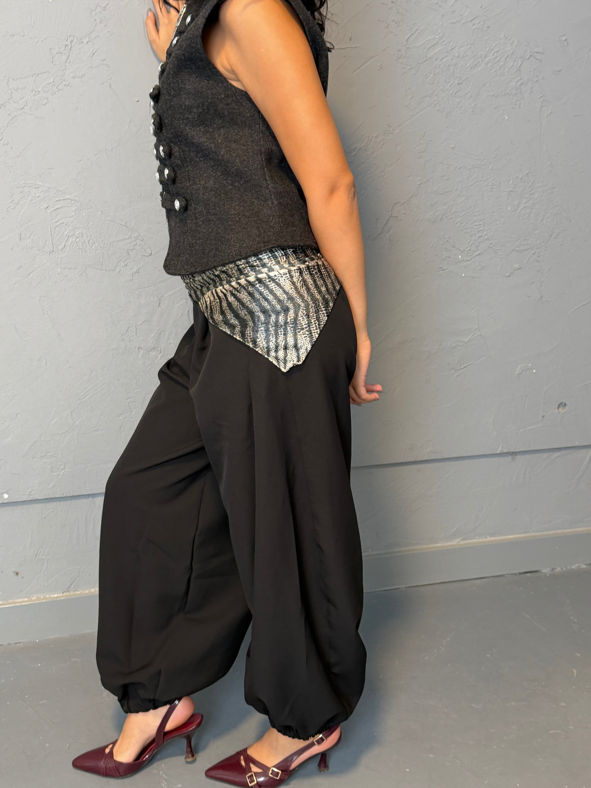 Balloon Fit Formal Pants