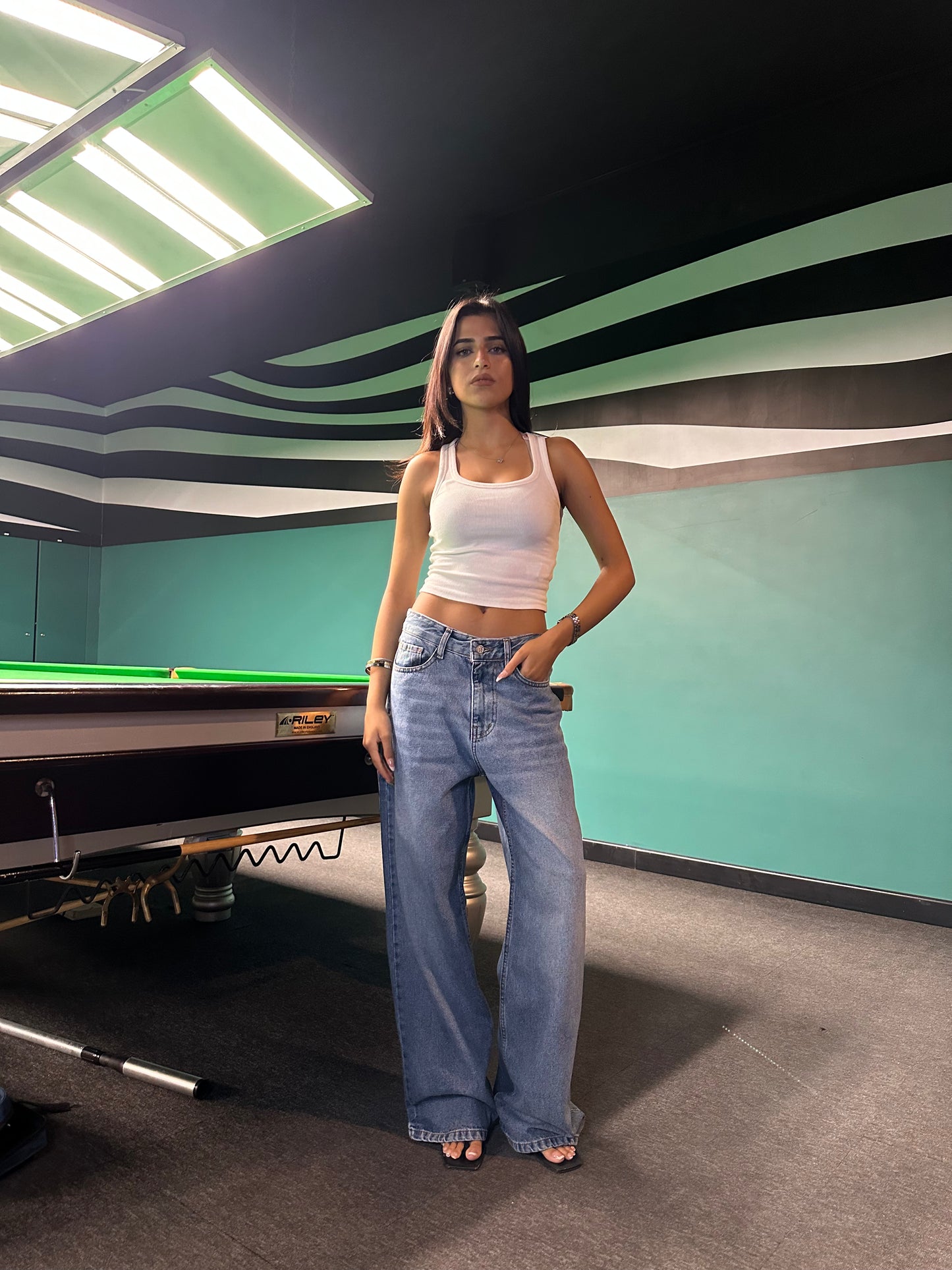 Classic Wide-Leg Denim