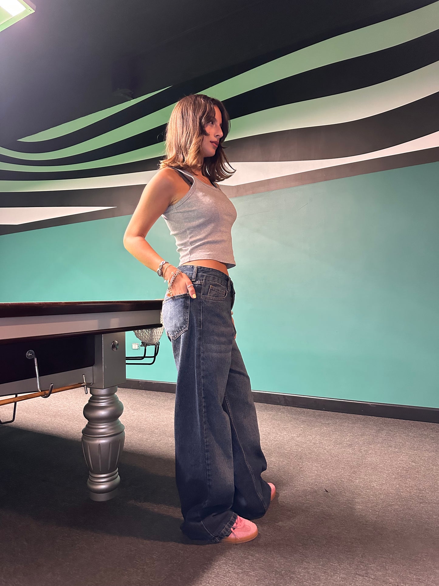 Classic Wide-Leg Denim