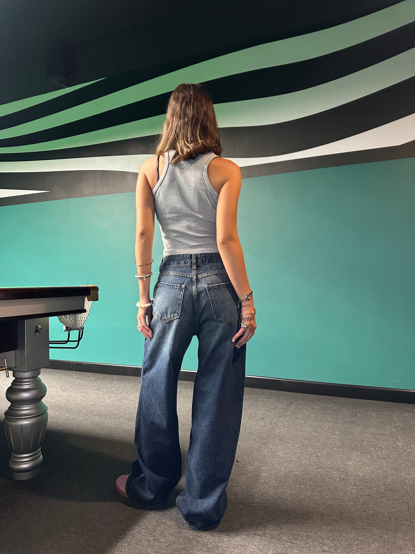 Classic Wide-Leg Denim