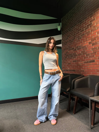 Wide-Leg Denim