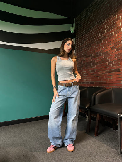 Wide-Leg Denim