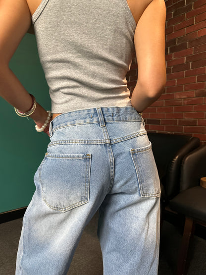 Wide-Leg Denim