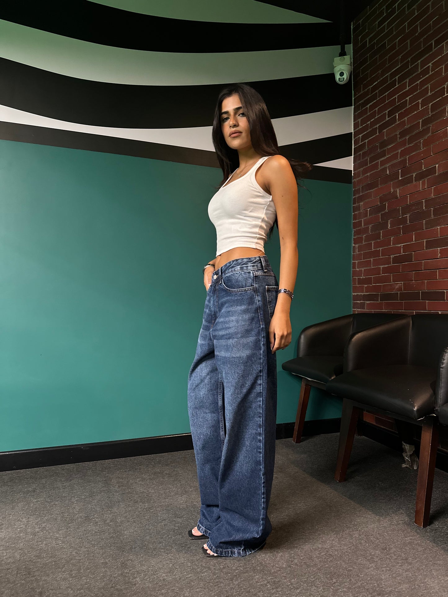 Classic Wide-Leg Denim
