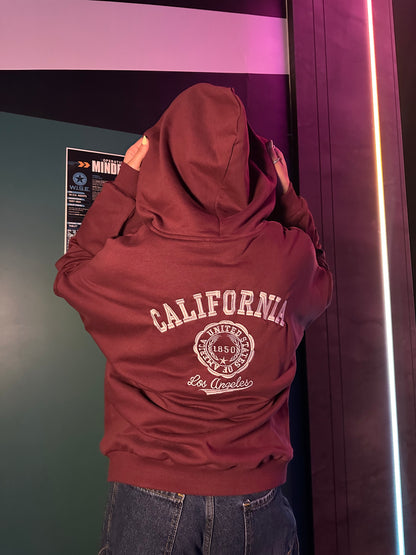 Zip-Up Varsity Hoodie