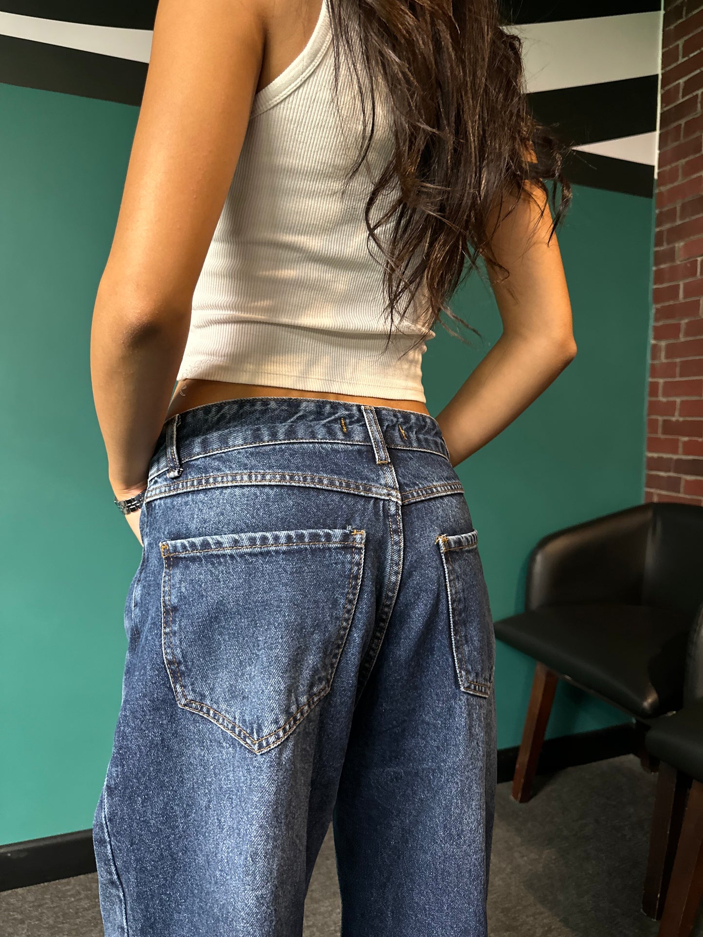 Classic Wide-Leg Denim