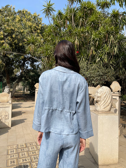 Tie-Front Printed Set