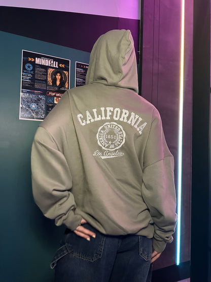 Zip-Up Varsity Hoodie