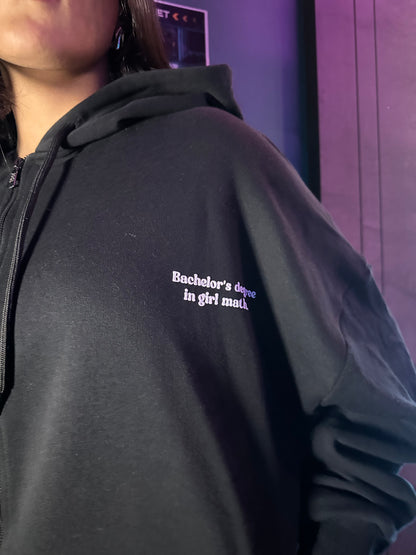 Girl Math Zip-Up Hoodie